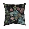 Begin Home Decor 26 x 26 in. Succulent Set-Double Sided Print Indoor Pillow 5541-2626-FL225-1-CR